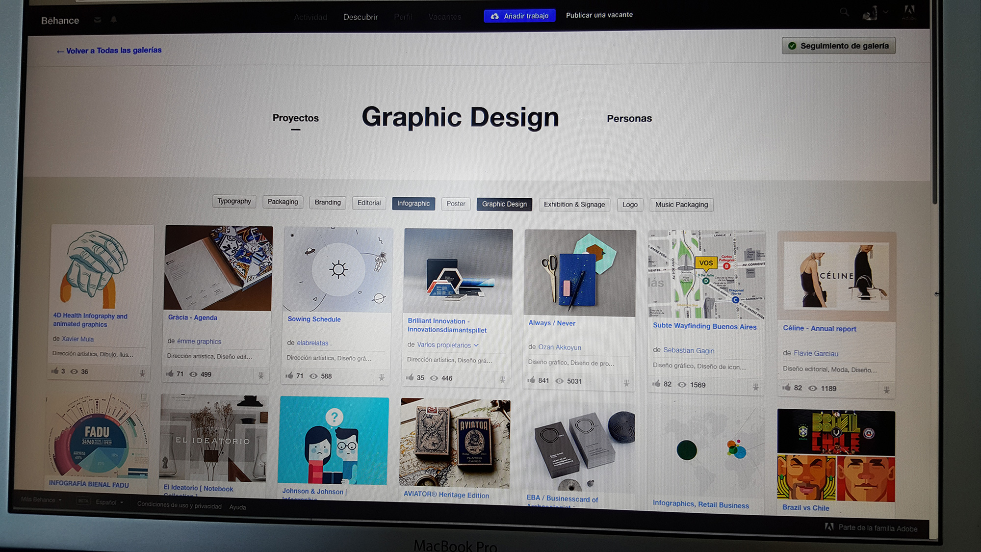 Galería Behance Diseño Gráfico destacado Calendario de Siembra